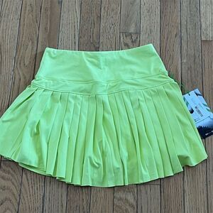 Kyodan Women's XS Sunny Lime Athletic Skort Tennis Golf UPF 50+